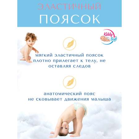 Подгузники Kiddy Soft NB 24 шт.