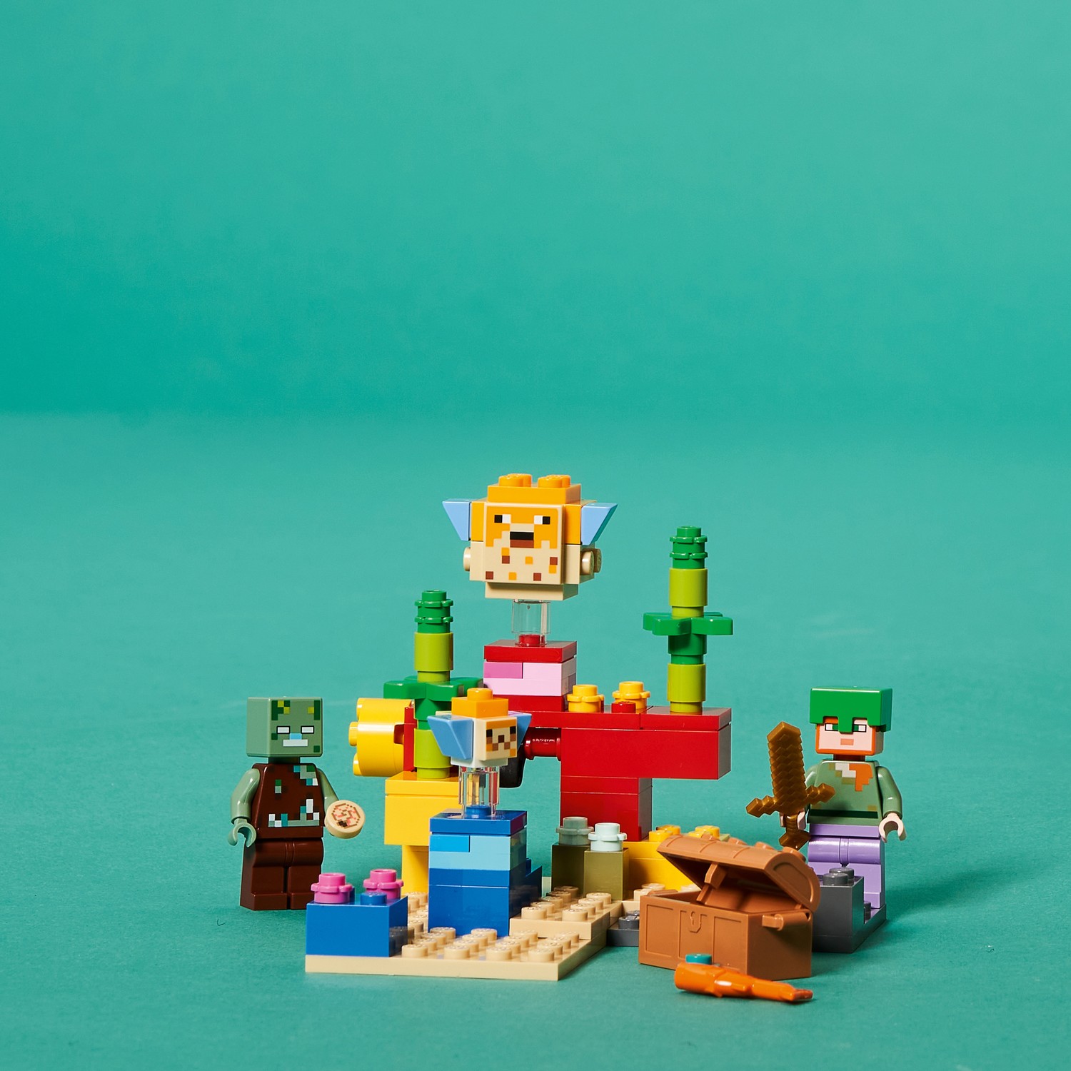 Конструктор LEGO Minecraft Коралловый риф - фото 7