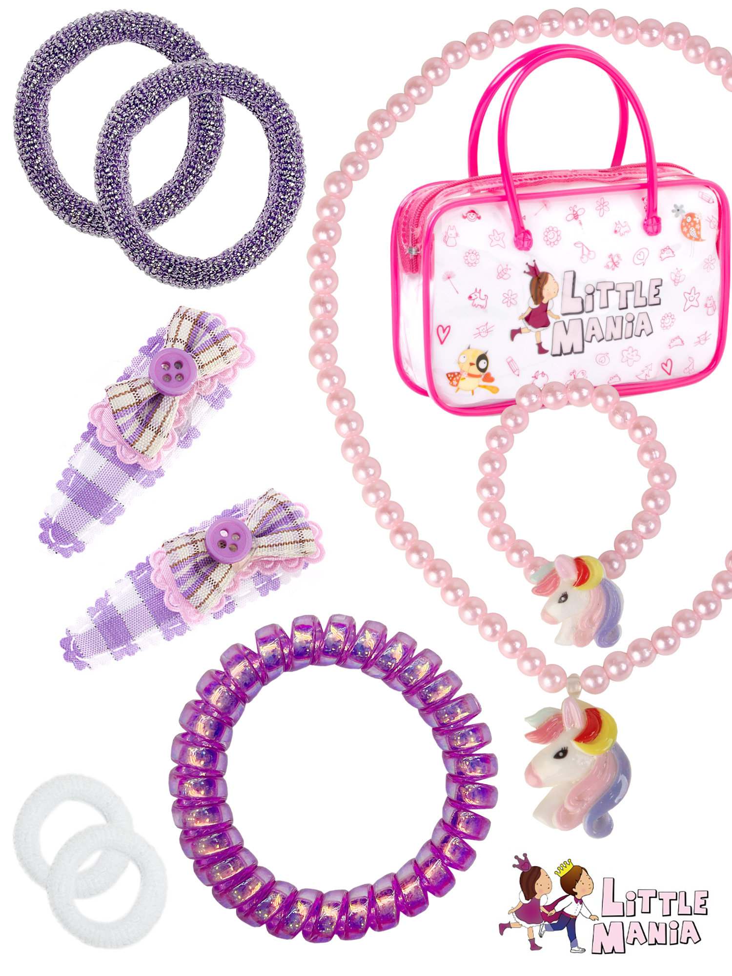 Набор аксессуаров для девочки Little Mania LMSET4-057-Violetta - фото 1