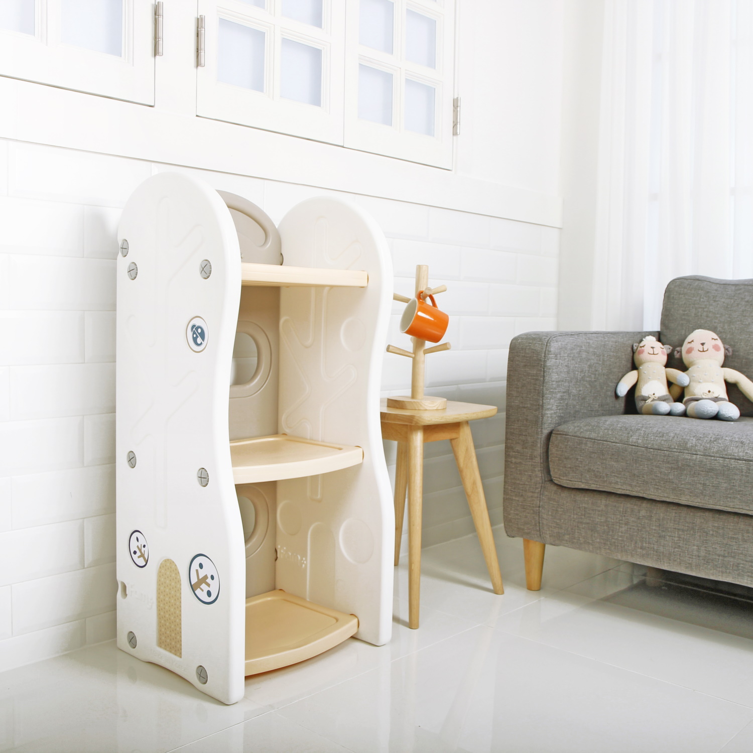 Стеллаж для игрушек Ifam DesignToy-2 Бежевый IF-047-DO2-B - фото 9