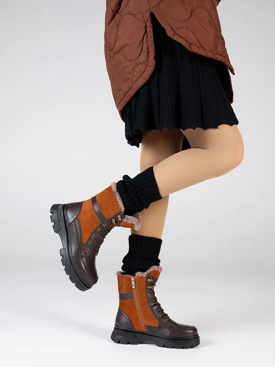 Ботинки ORTENBERG 15.22_Lori_темно-коричневый - фото 3