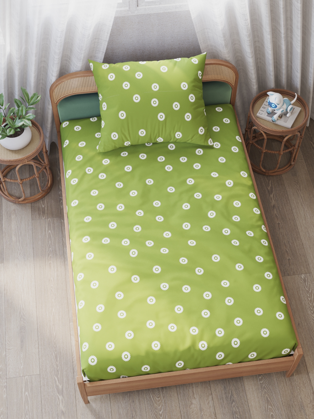 Простыня Сказка. Динороботы 90 x 200 см 1 шт. - фото 1