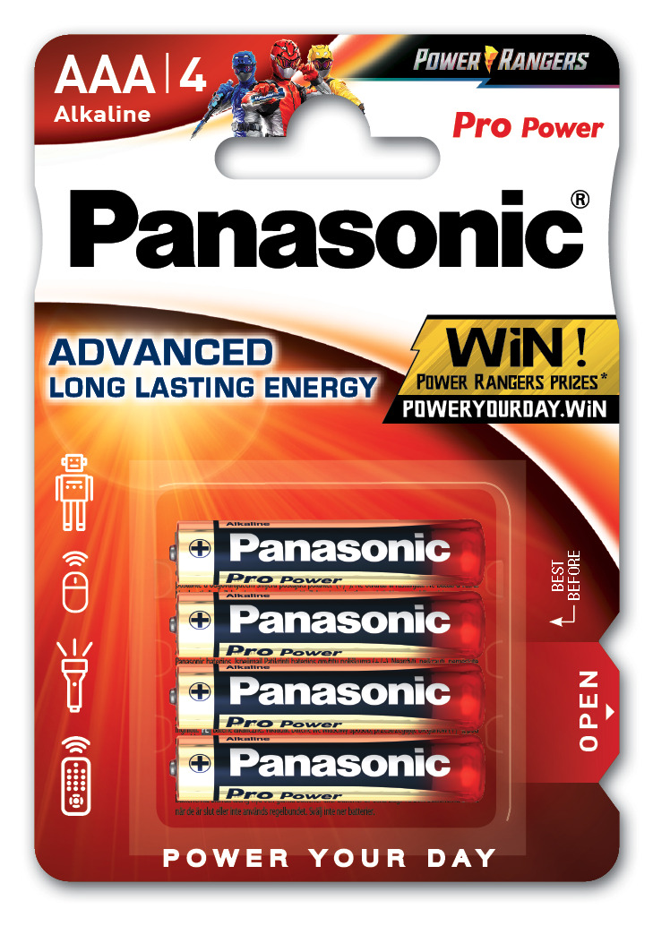 Щелочная батарейка Panasonic LR03XEG/4BP - фото 1