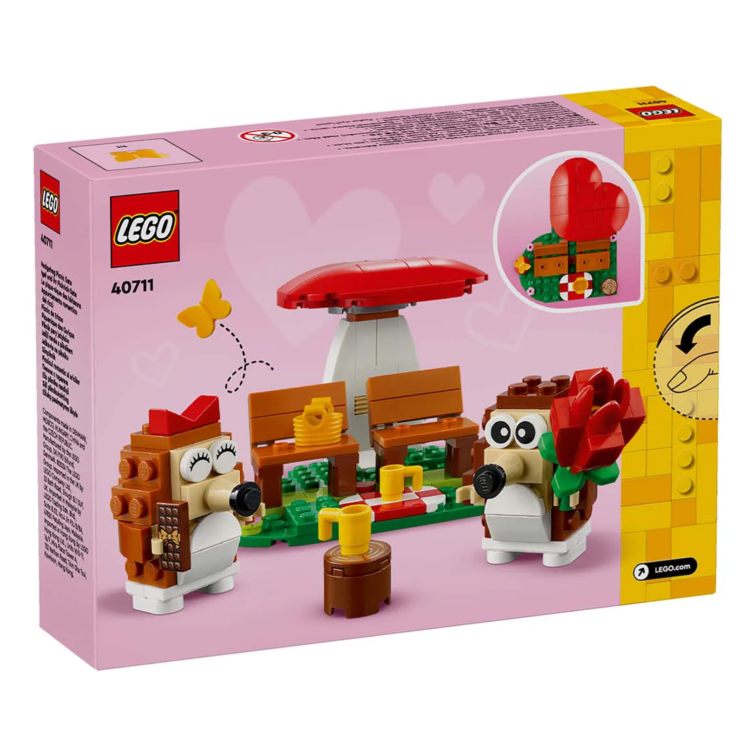Конструктор LEGO Classic Свидание ёжиков на пикнике блочный - фото 7
