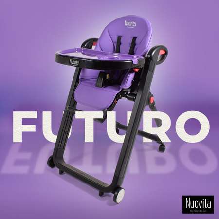 Стульчик для кормления Nuovita Futuro Nero Viola классический