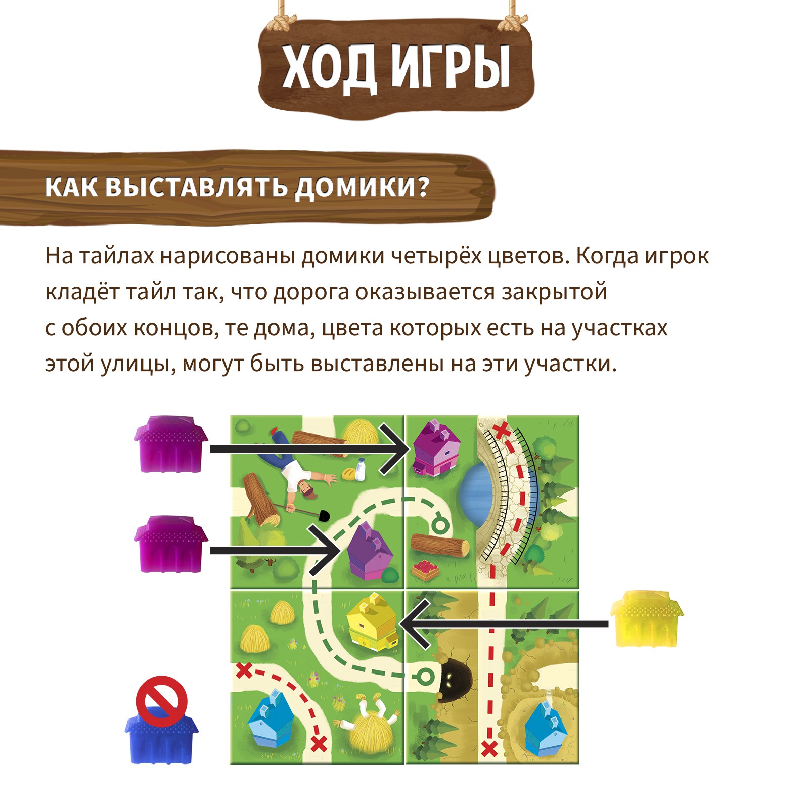 Настольная игра Лас Играс KIDS Деревня Каркушино - фото 4
