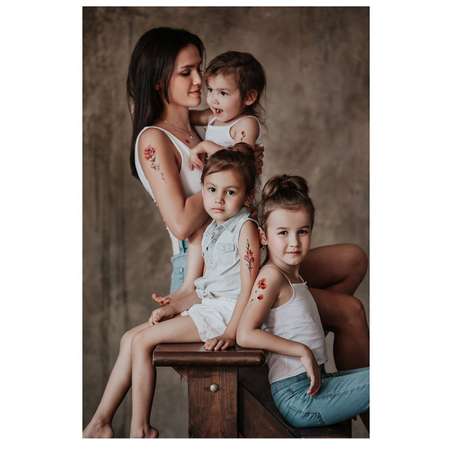 Переводные тату MIAMITATS middle. Boquet