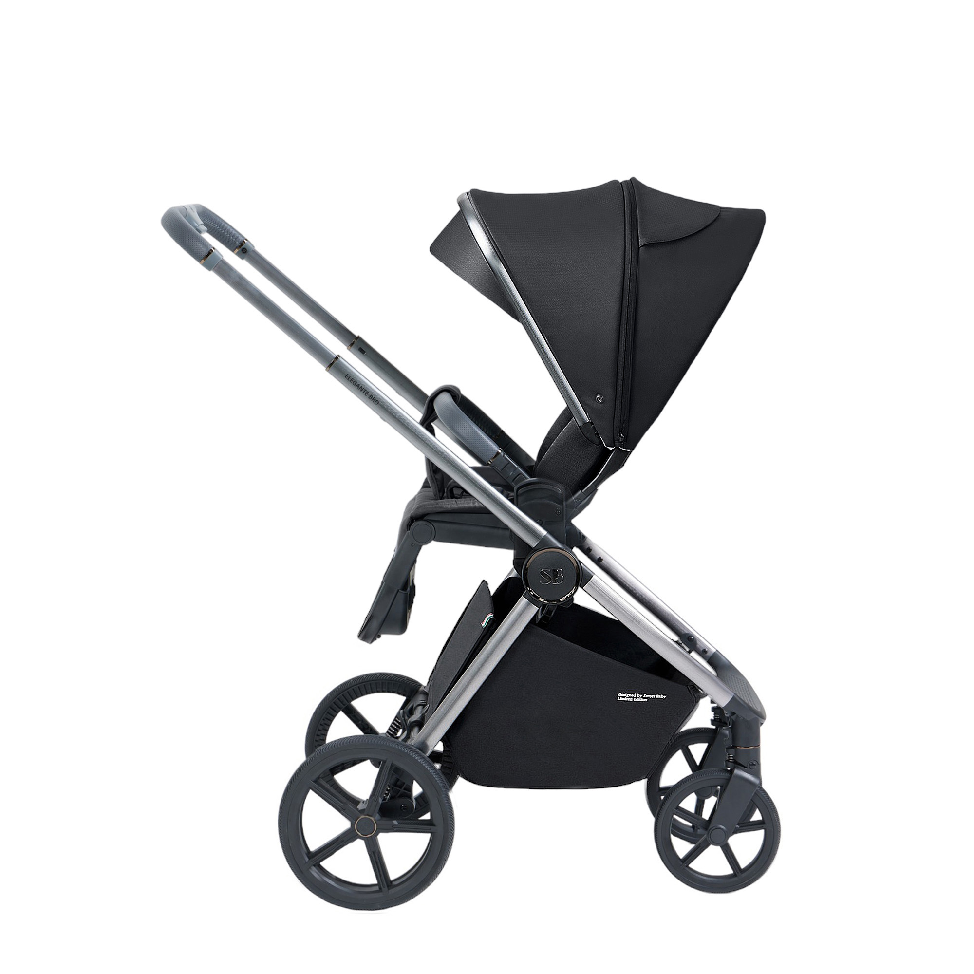 Коляска 2в1 Sweet Baby Elegante BRD Black черный - фото 39
