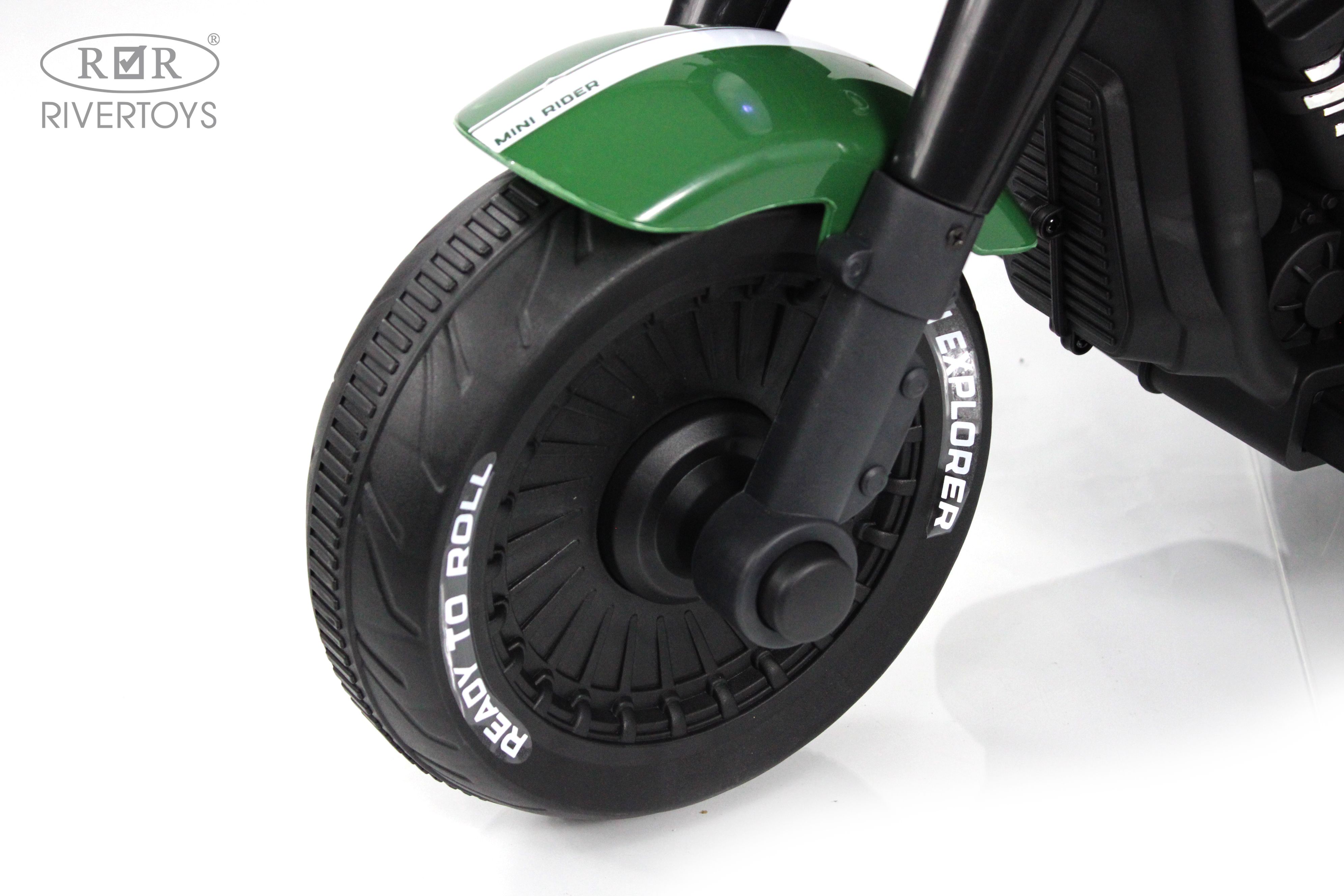 Электромобиль RIVERTOYS G500GG-GREEN - фото 7