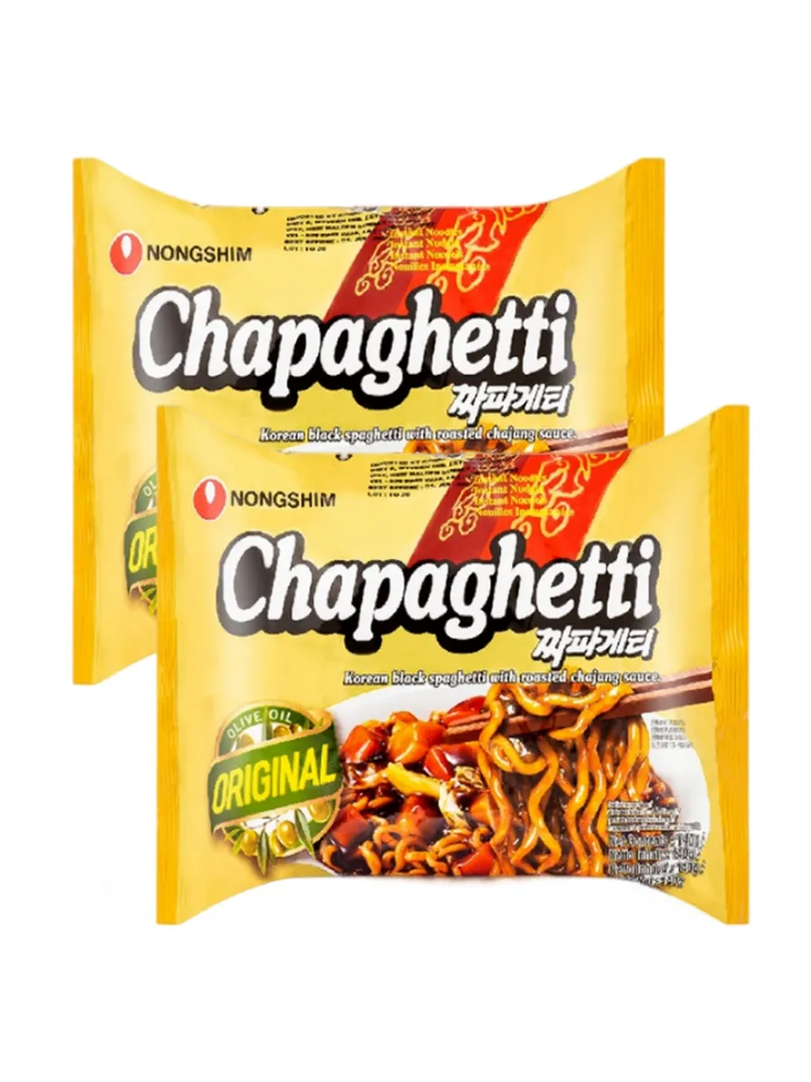 Лапша быстрого приготовления Nongshim с соусом из черных бобов чадян - фото 1