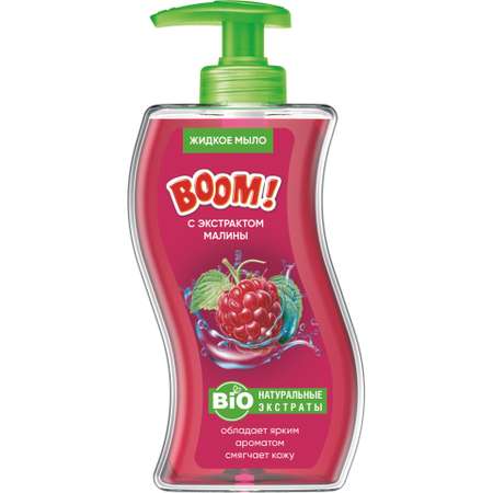 Мыло жидкое Санлюкс Boom! с экстрактом малины 500 мл