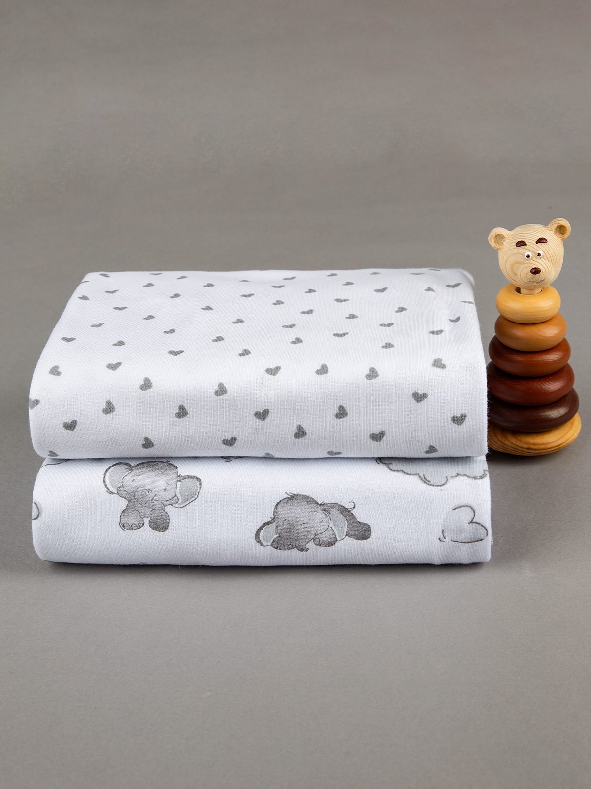 Пелёнка inlovery трикотаж 85х100 см 2 шт. - фото 16