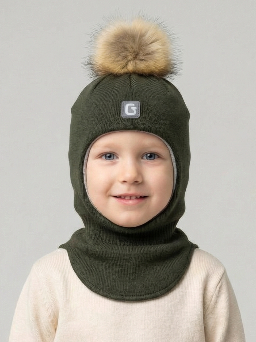 Шапка-шлем GUSTI GW25AC1212B-GRASS - фото 1