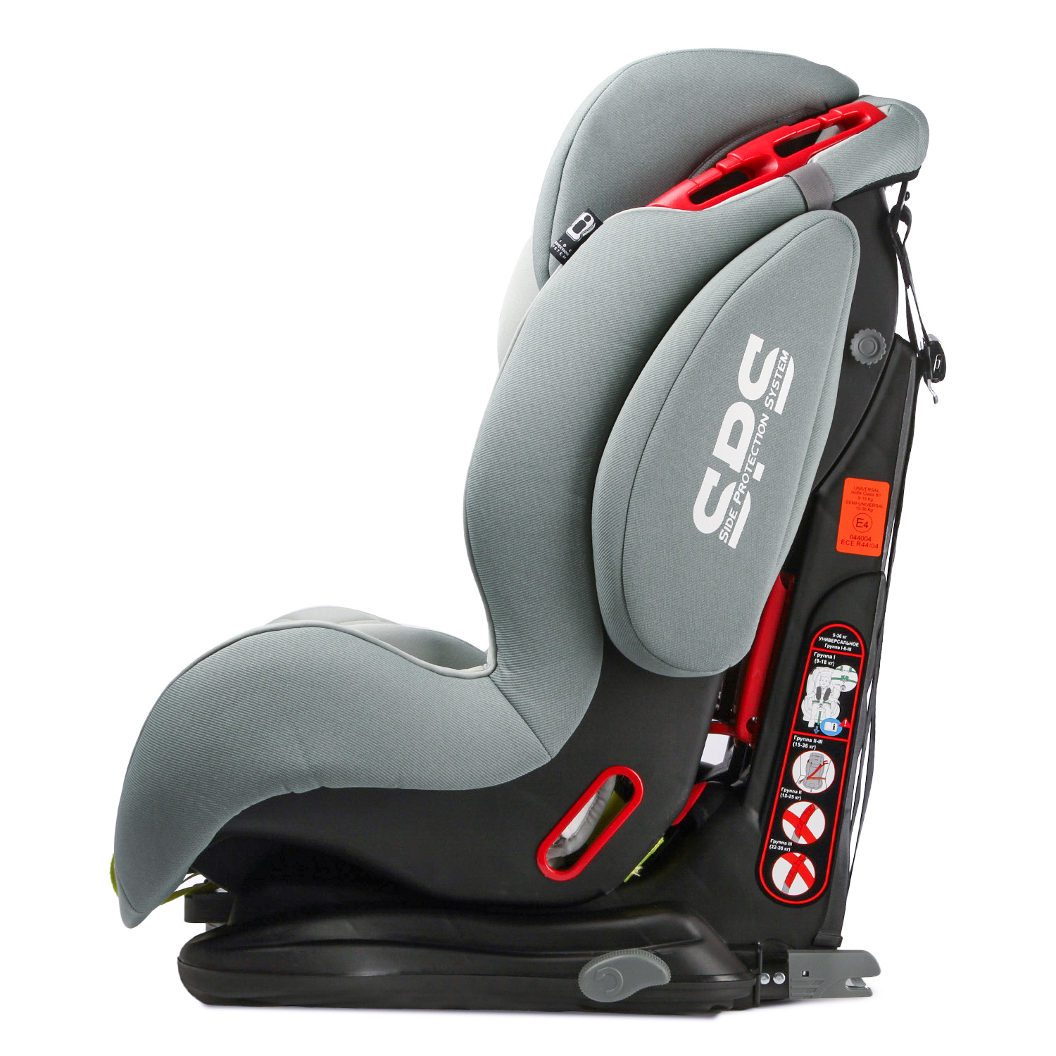 Автокресло Olsson Voyager Fix Grey Sport Edition Isofix 1/2/3 (9-36 кг) - фото 13