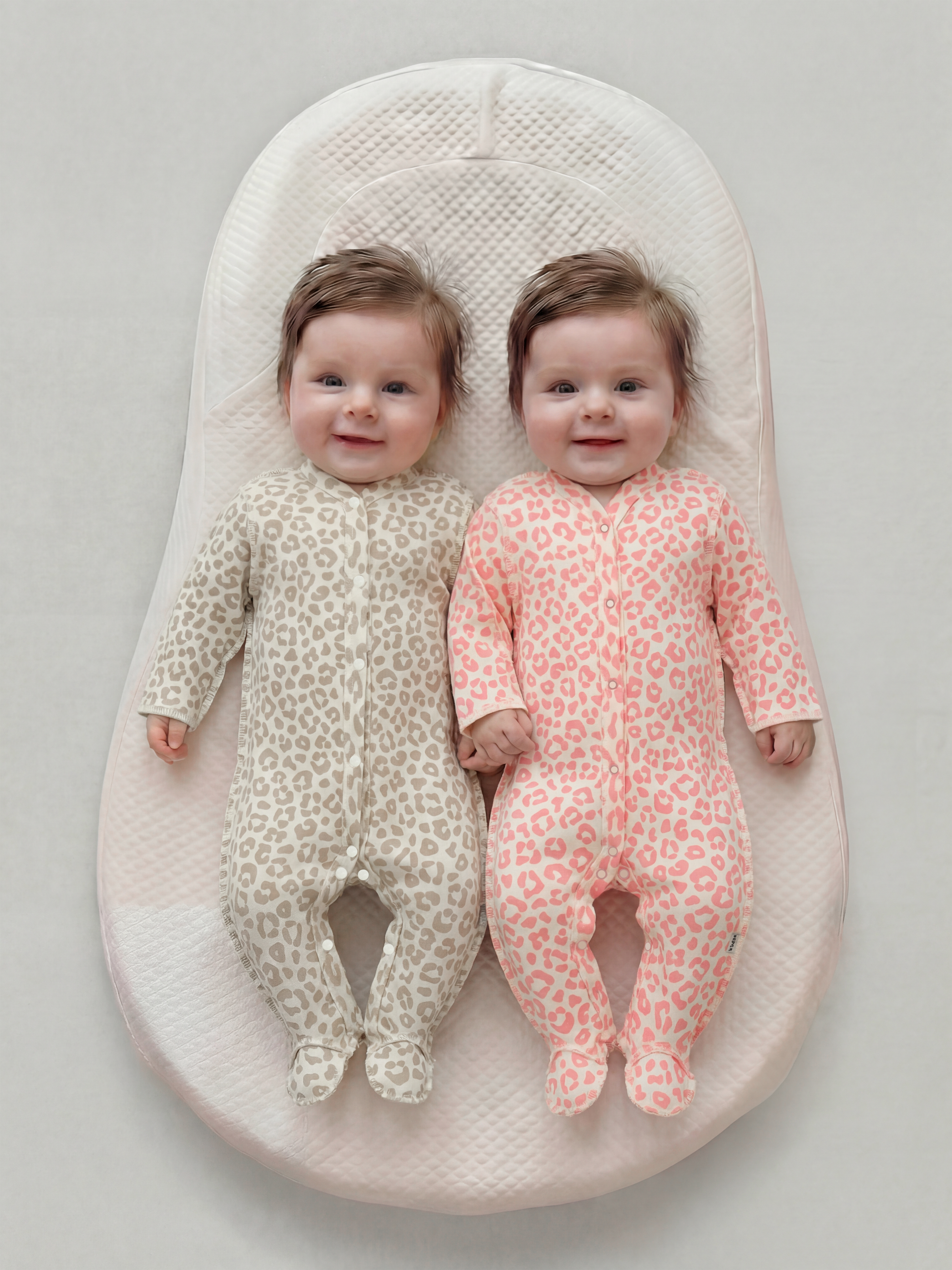 Изображение товара Комбинезон 2 шт для новорожденных KUZA, хлопок, размеры 56 и 62