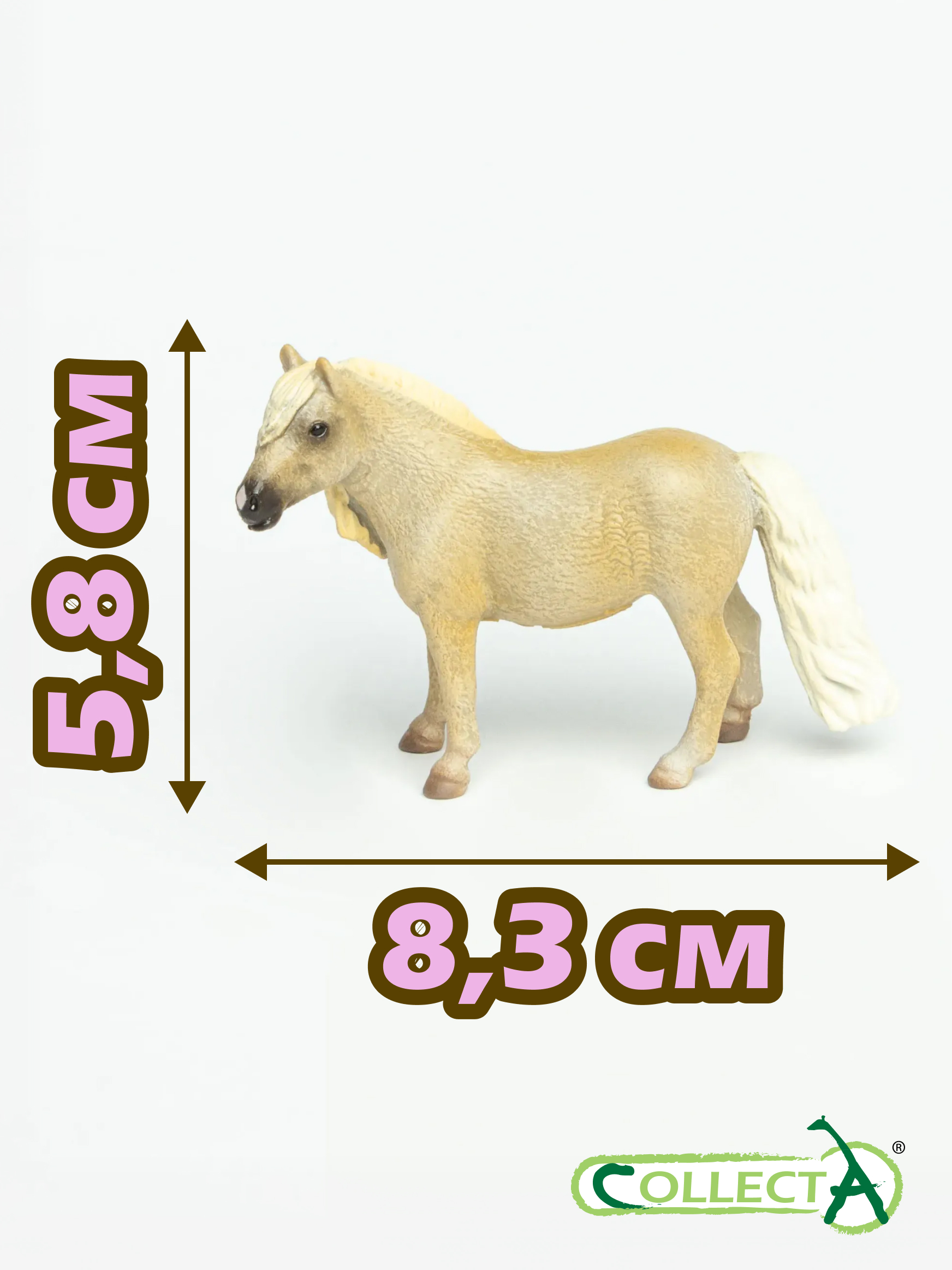 Фигурка Collecta Кобыла Фалабелла Паломино - фото 2