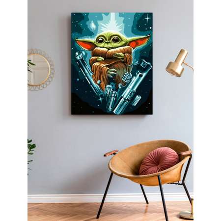 Картина по номерам Art on Canvas Малыш Йода в ассортименте