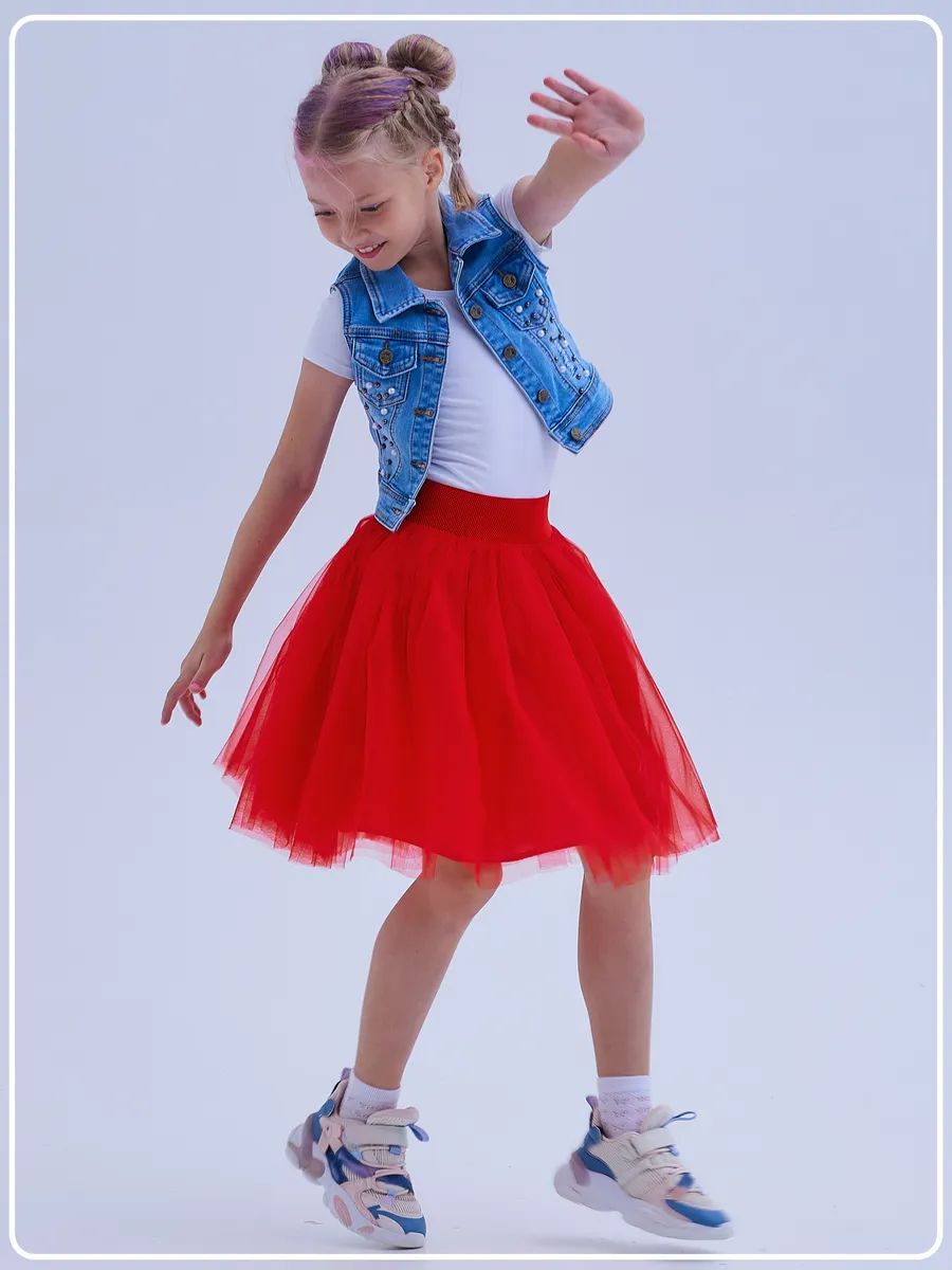 Юбка DALLINA Kids UDN22RED - фото 3