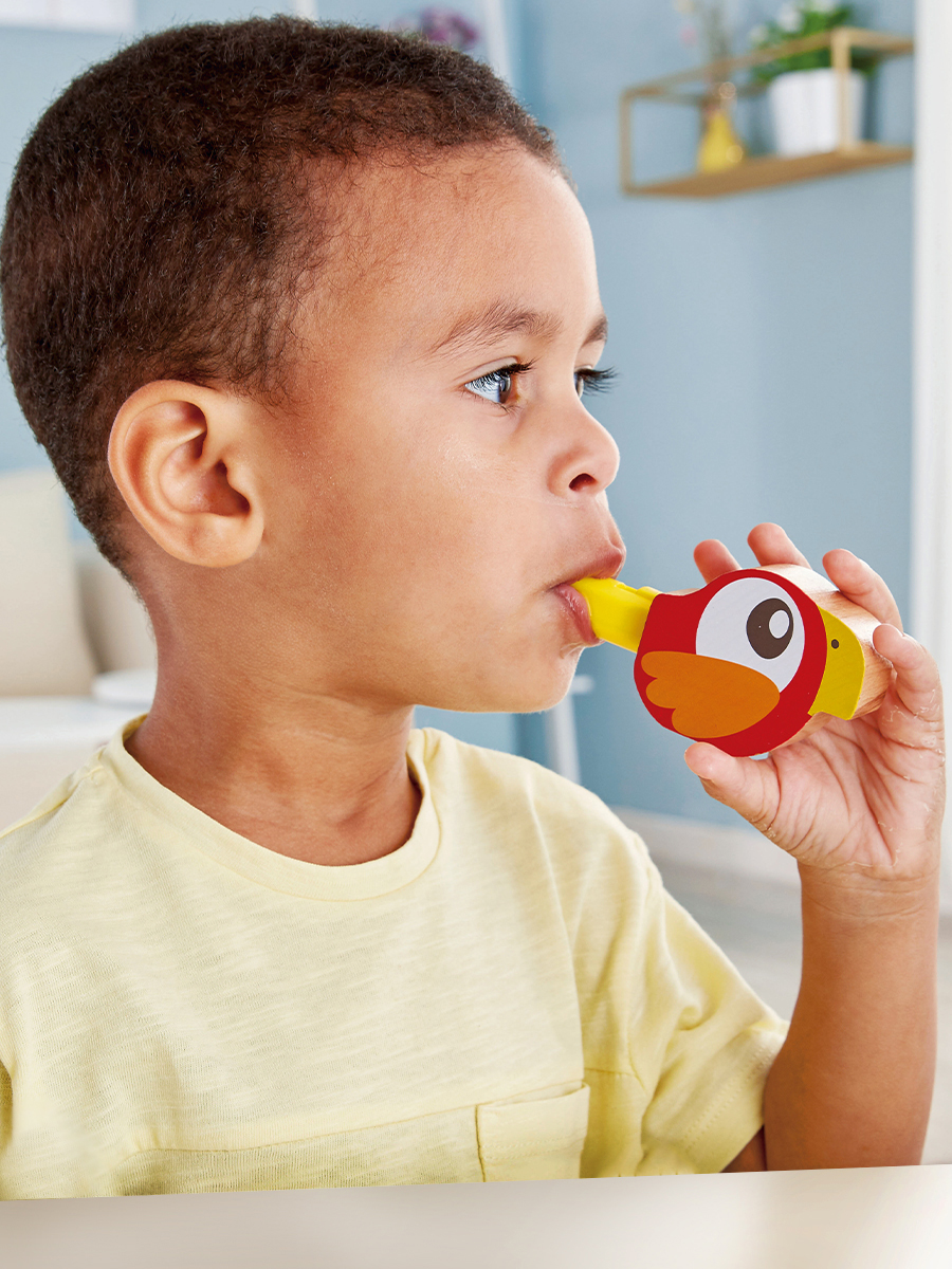 Детская музыкальная игрушка HAPE Свистулька красная птичка E0474_HP - фото 2