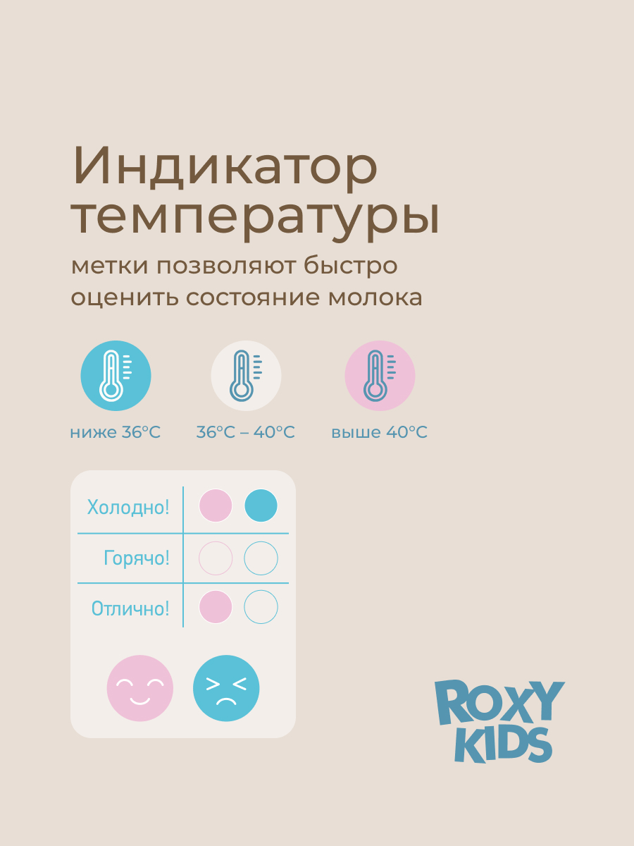 Пакеты одноразовые ROXY-KIDS для хранения грудного молока 25 шт - фото 3