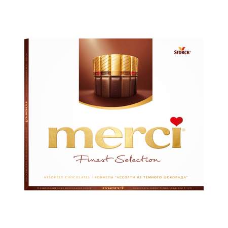 Конфеты MERCI Ассорти горький 250г