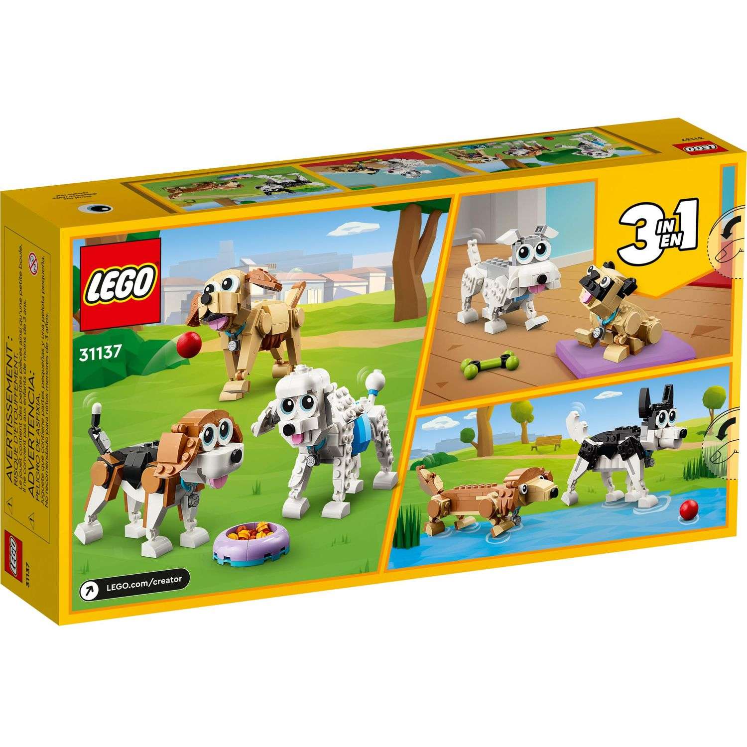 Конструктор LEGO Creator Adorable Dogs 475 дет. - фото 8