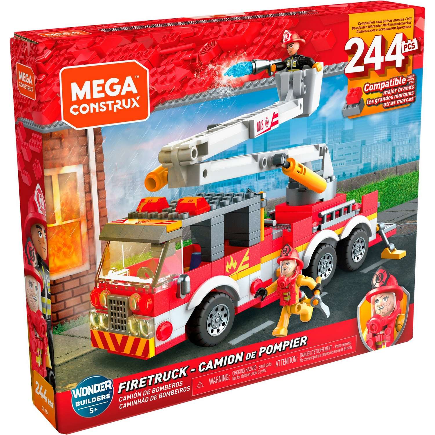 Конструктор Mega Construx Пожарная машина блочный - фото 2