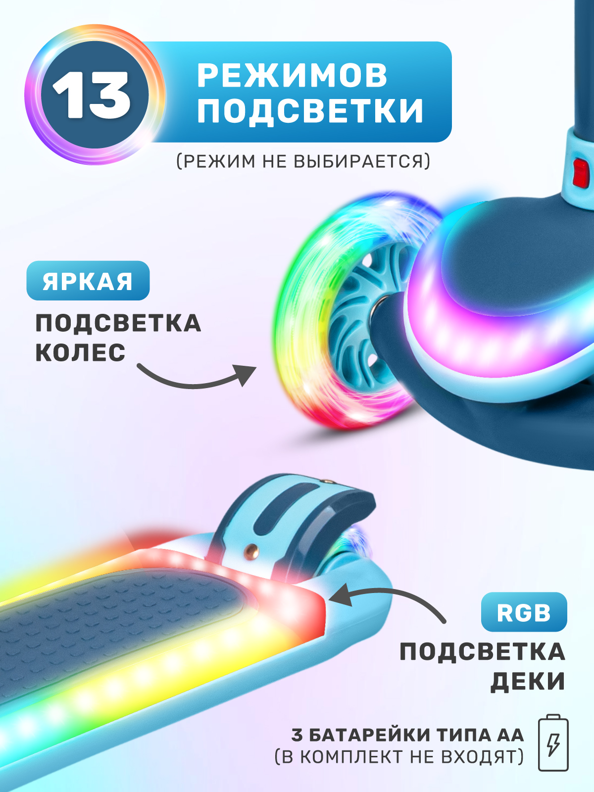 Самокат CITYRIDE трехколесный - фото 2