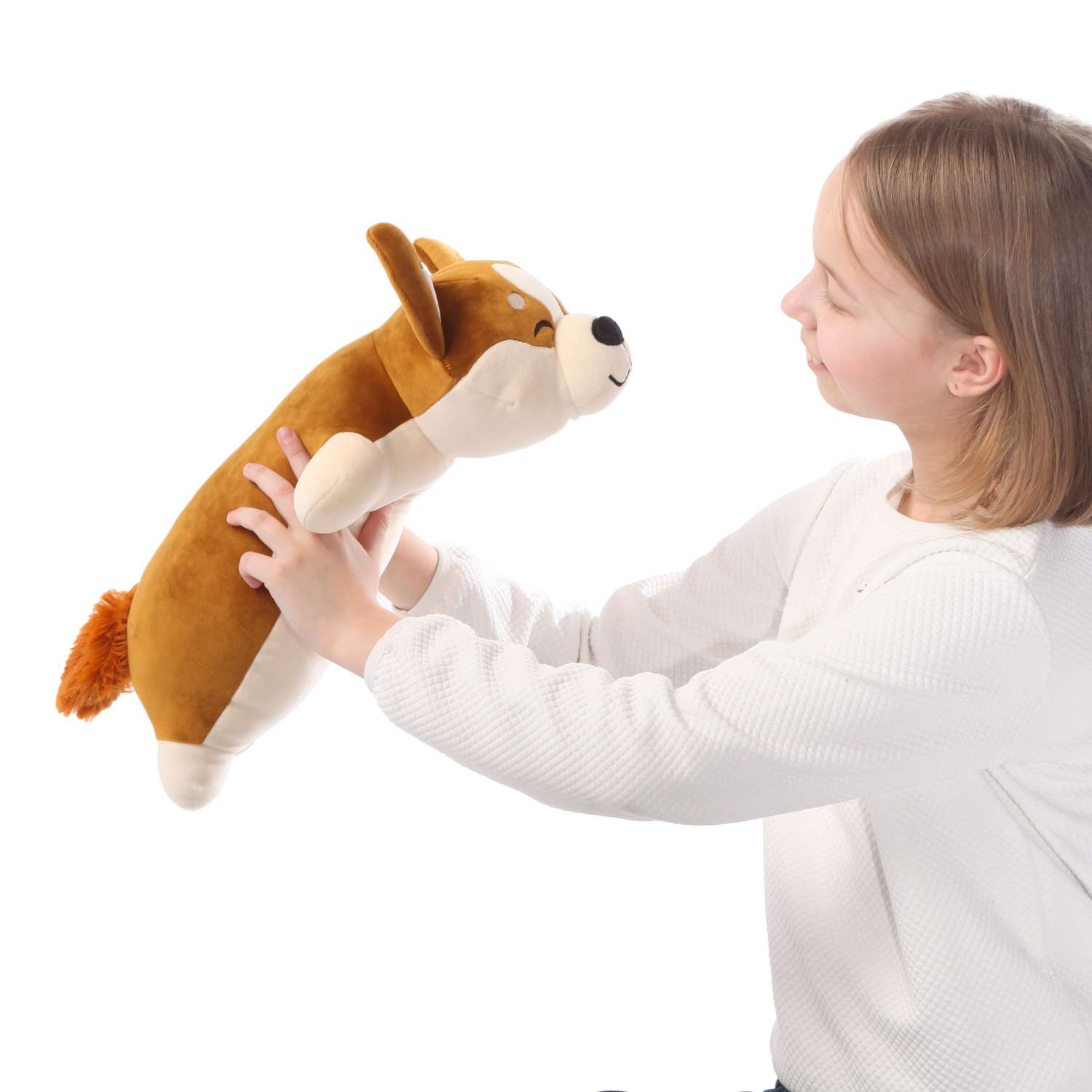 Игрушка мягкая Laffi собачка Корги Сплюша - фото 6