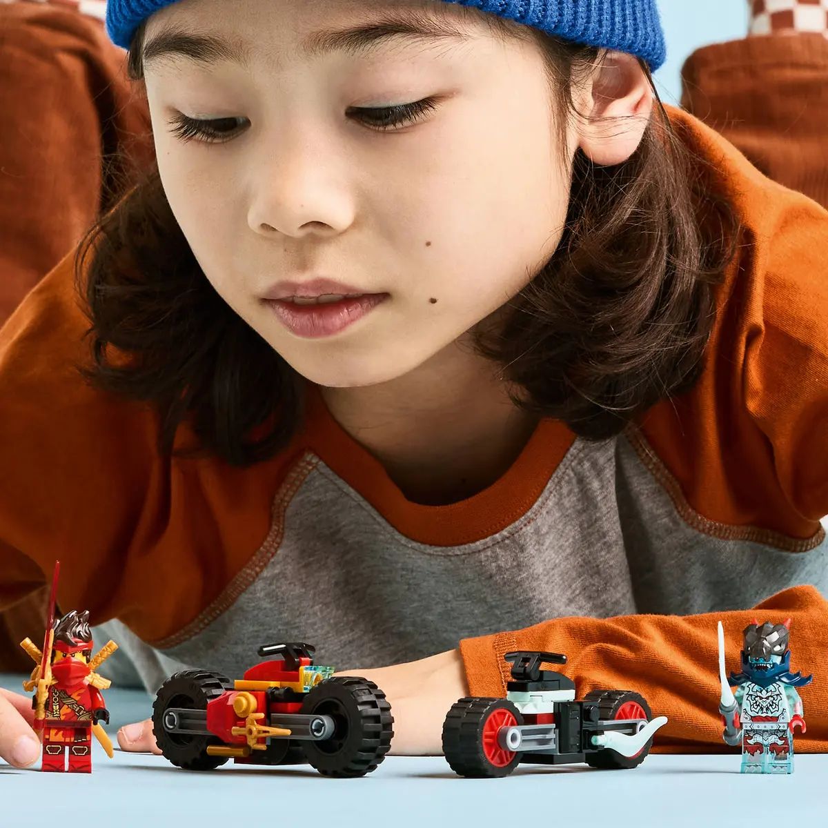 Конструктор LEGO NINJAGO Гонка Кая на мотоцикле 79 дет. - фото 7