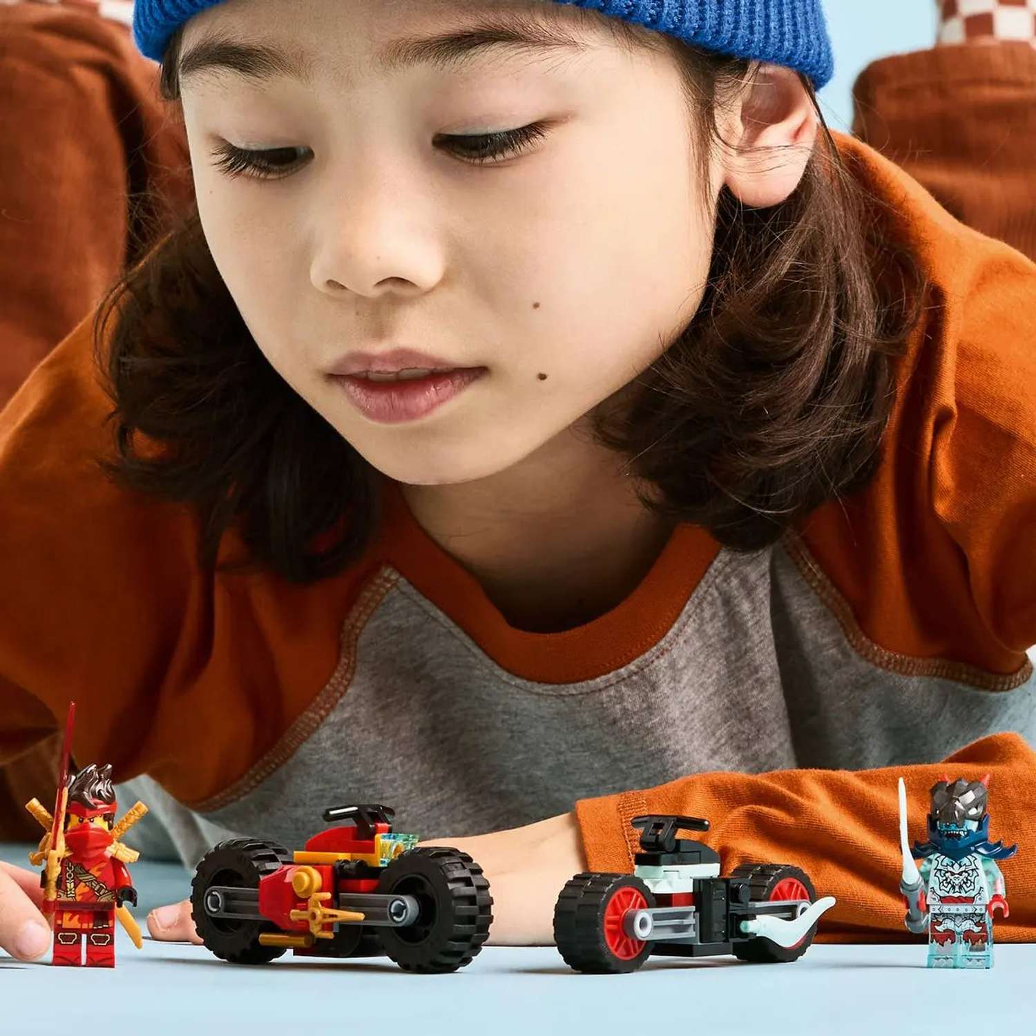 Конструктор LEGO NINJAGO Гонка Кая на мотоцикле 79 дет. - фото 7