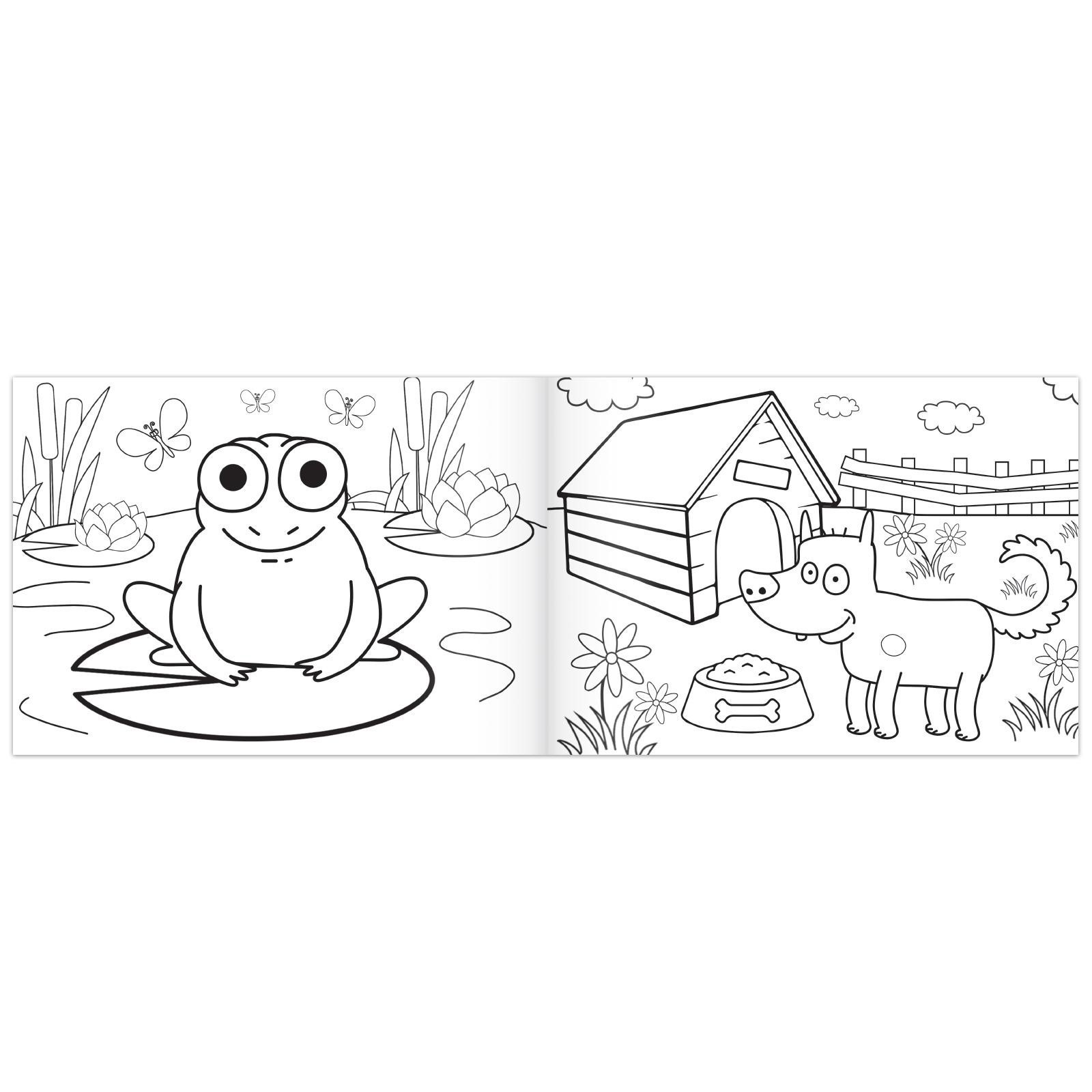 Набор раскрасок Синий трактор 4 шт - фото 6