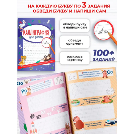 Набор Каллиграфия и Скорочтение True Books Space обучающие пособия