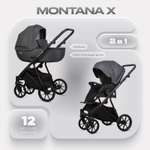 Коляска 2в1 Riko Basic Montana X серый