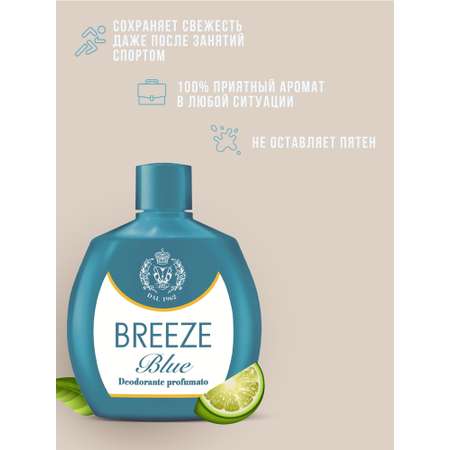 Дезодорант парфюмированный BREEZE серии Blue 100мл