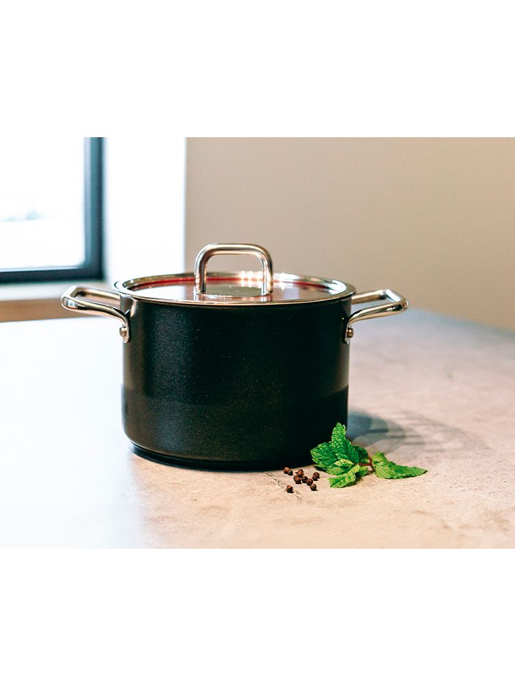 Кастрюля Silampos Comfort Glass Black - фото 2