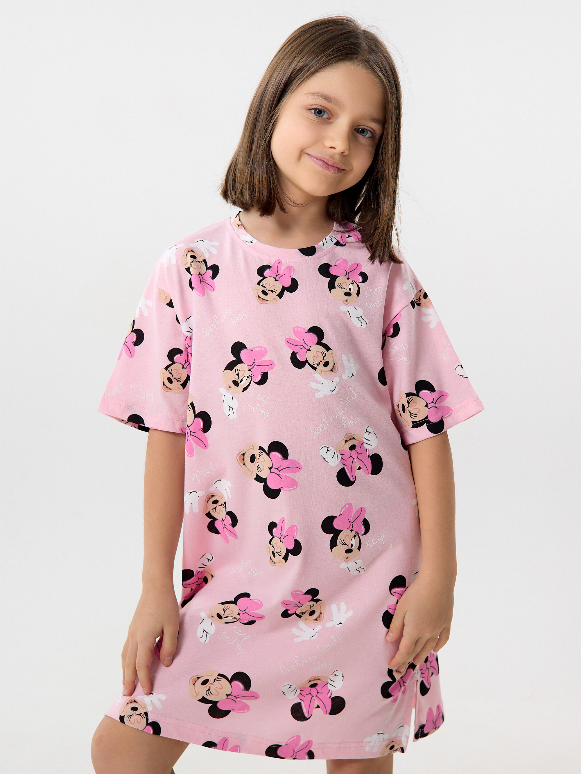 Сорочка ночная YAXX 003--Туника микки/розовый (К) - фото 8