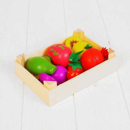 Игровой набор Sima-Land тележки и корзинки, продукты