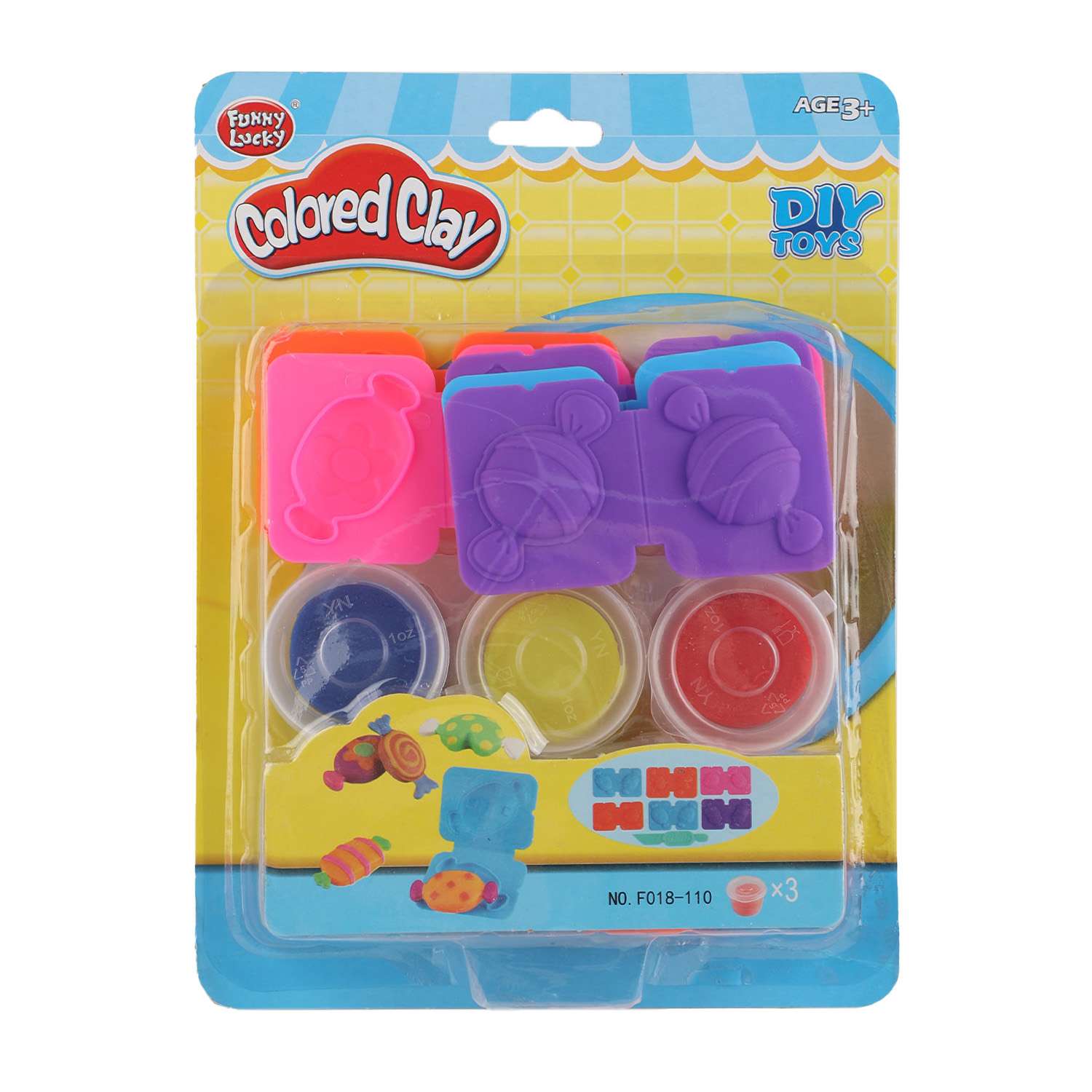 Масса для лепки . с формами Конфеты - фото 1