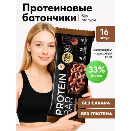 Протеиновые батончики FIT AND JOY без глазури набор 16шт * 40гр