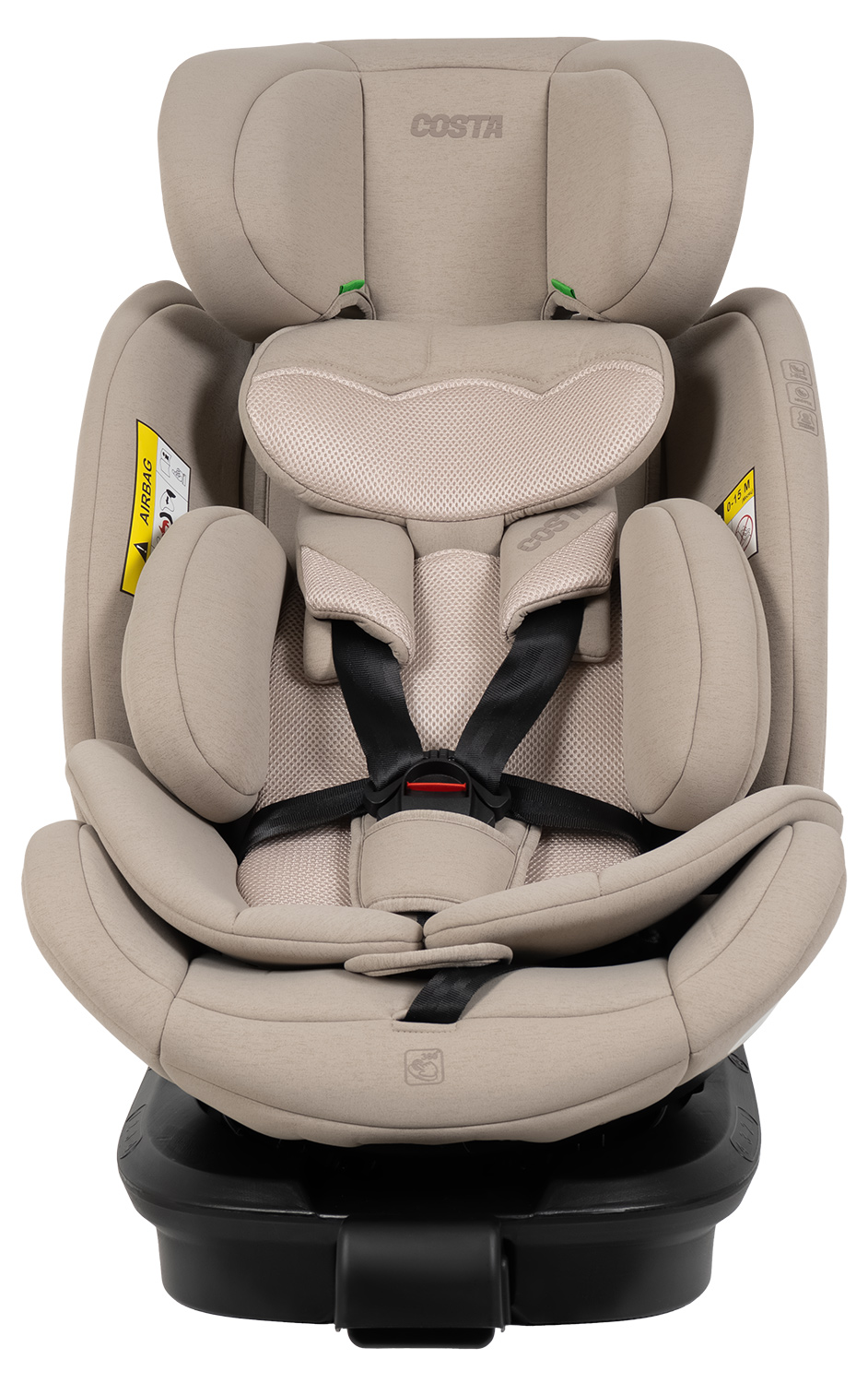 Автокресло Costa YB108А Isofix 0+/1/2/3 (0-36 кг) бежевый - фото 11