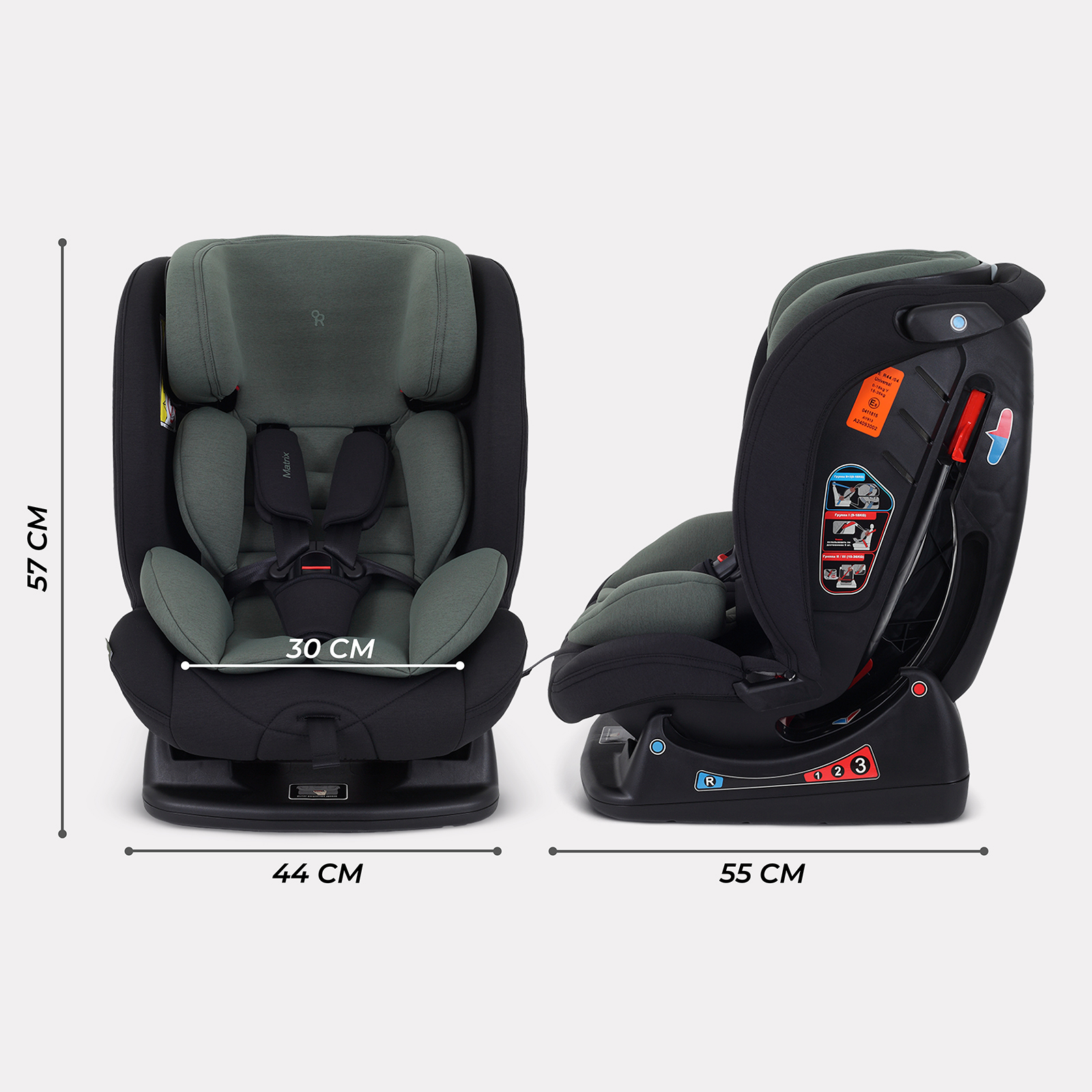 Автокресло Rant Matrix 0+/1/2/3 (0-36 кг) зеленый - фото 2