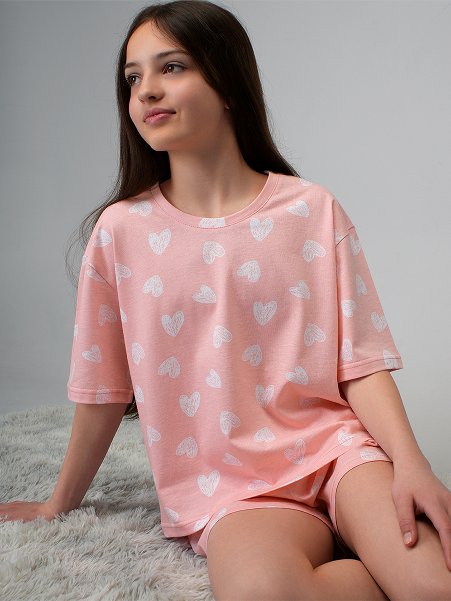 Пижама HappyFox HF5900DSPбелый.сердечки - фото 10