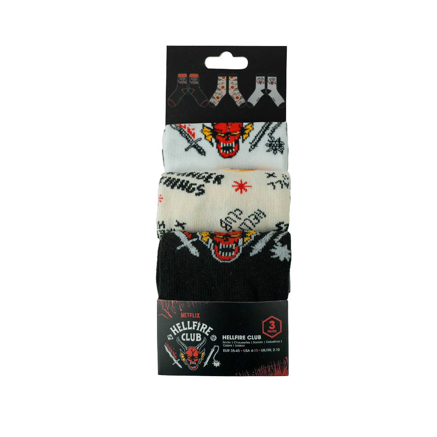 Носки 3 пары Stranger Things 41000018324 - фото 5