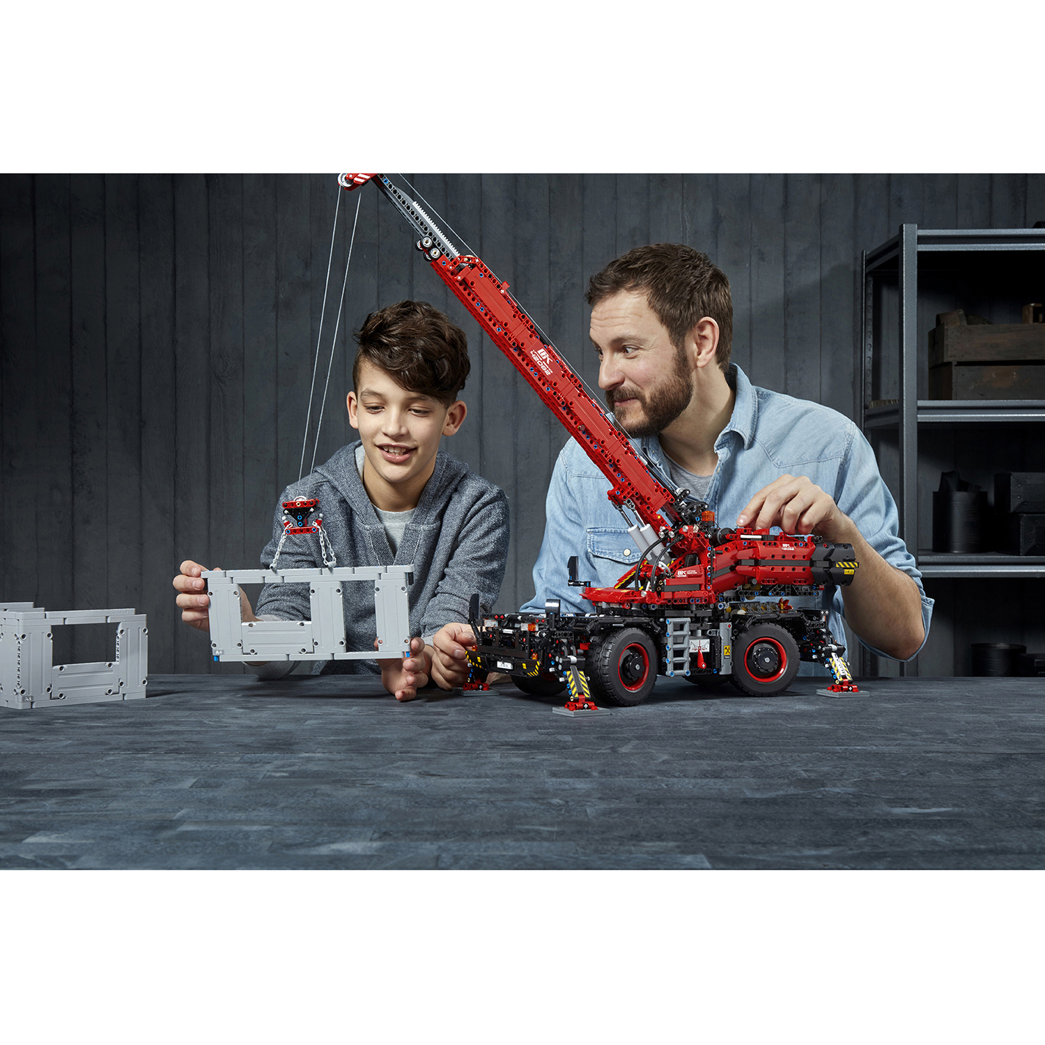 Конструктор LEGO Technic Подъёмный кран 4057 дет. - фото 54