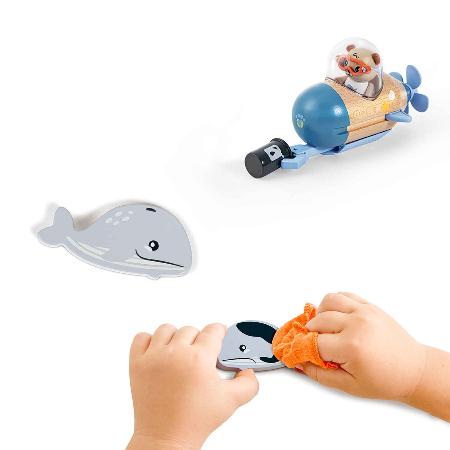 Игровой набор Hape Эко-катамаран - фото 9