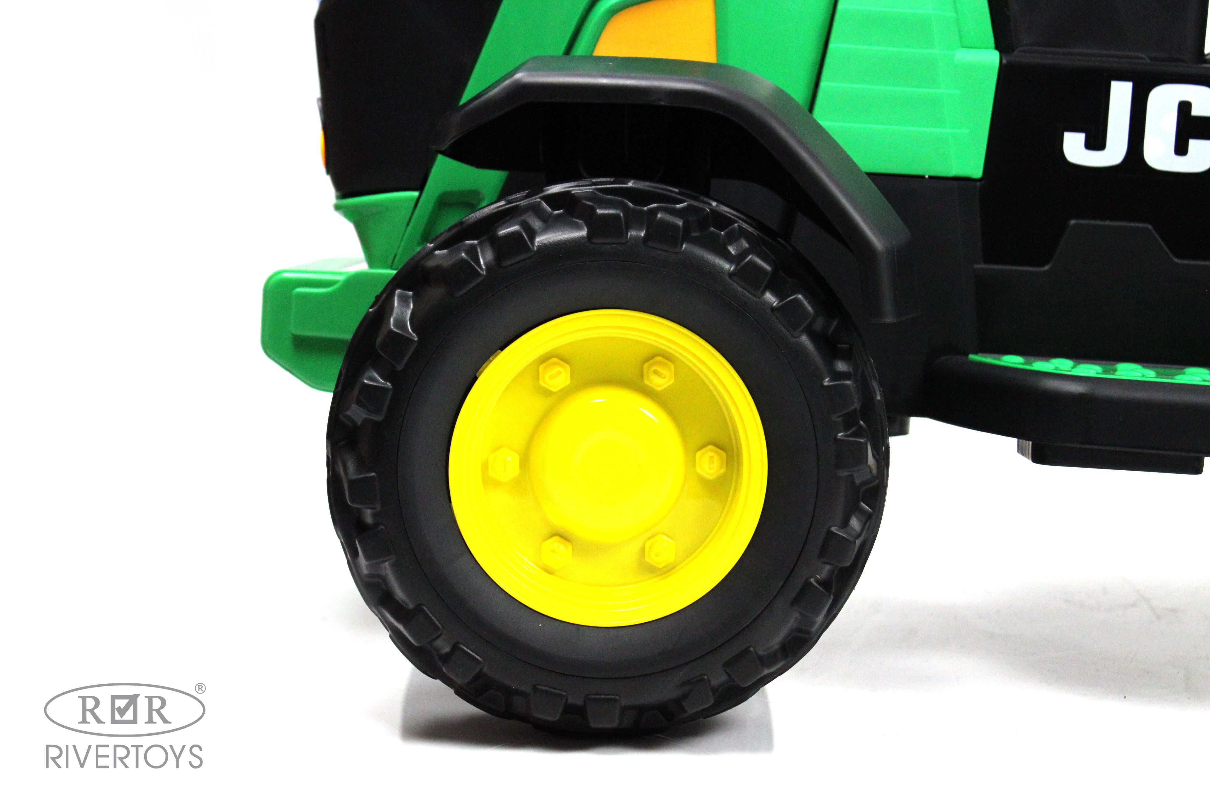 Электромобиль RIVERTOYS O555OO-GREEN С пультом ДУ - фото 13