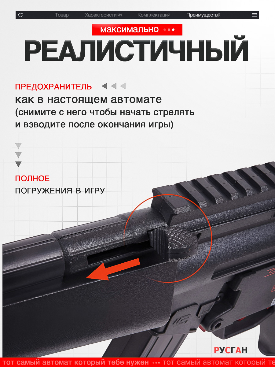 Автомат RUSHGAN MP5 - фото 9