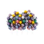 Набор воздушных шаров Bebelot Металлик разноцветные 30 см 100 штук