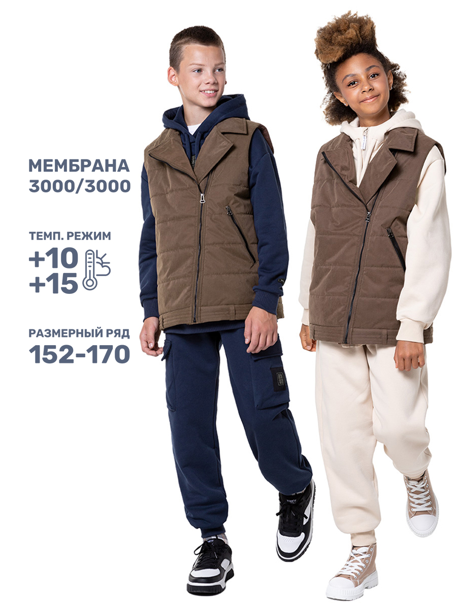 Жилет NIKASTYLE 9м7924 орех - фото 2